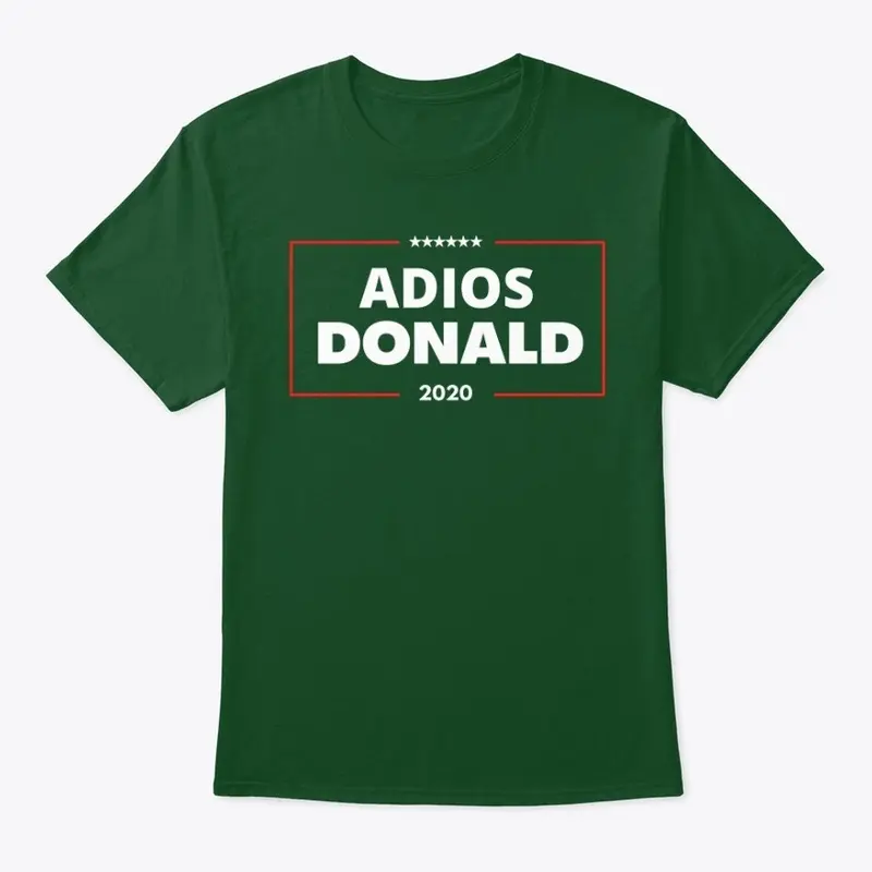 Adios Donald Green Tee