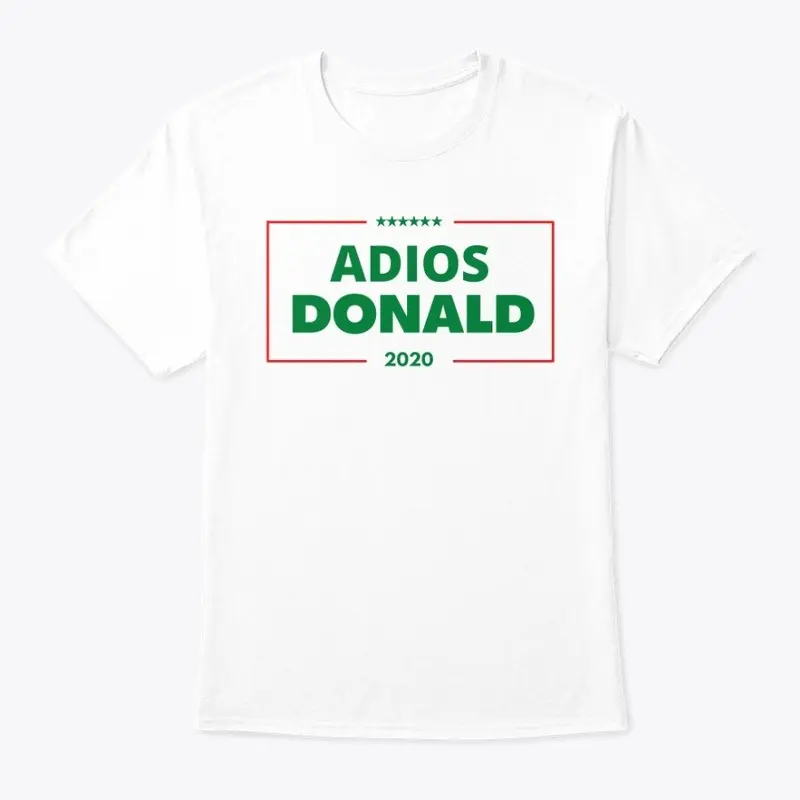 Adios Donald White Tee