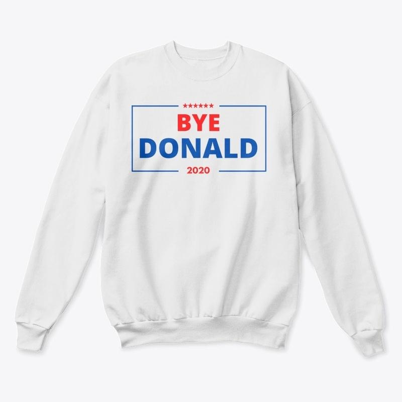 Bye Donald Hoodie & Crewneck (White)